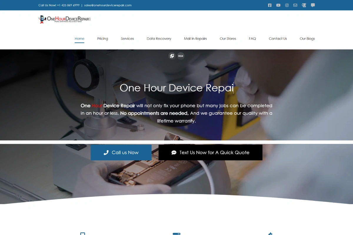 OneHourDeviceRepair project