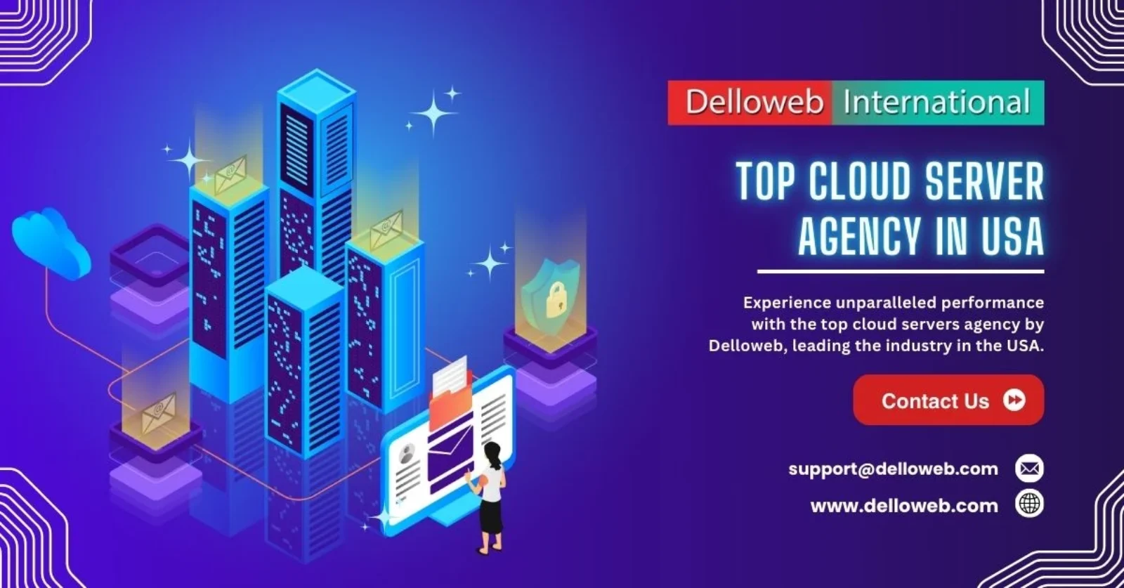 Delloweb International Stands Top Cloud Servers Agency in the USA