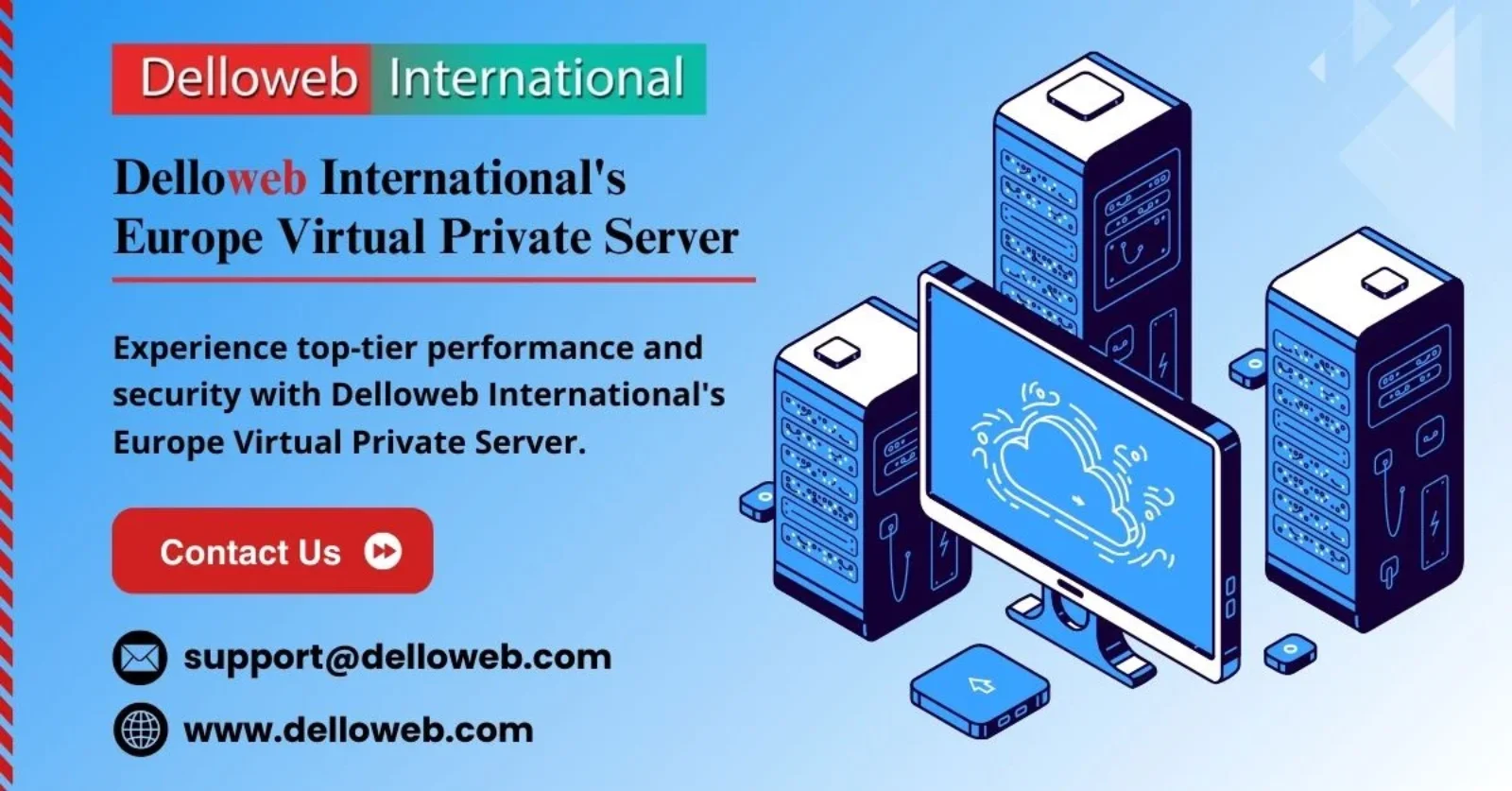 Europe Virtual Private Server – VPS by Delloweb International