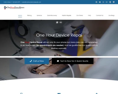 One Hour Device Repair Portfolio 1 One Hour Device Repair Portfolio 1