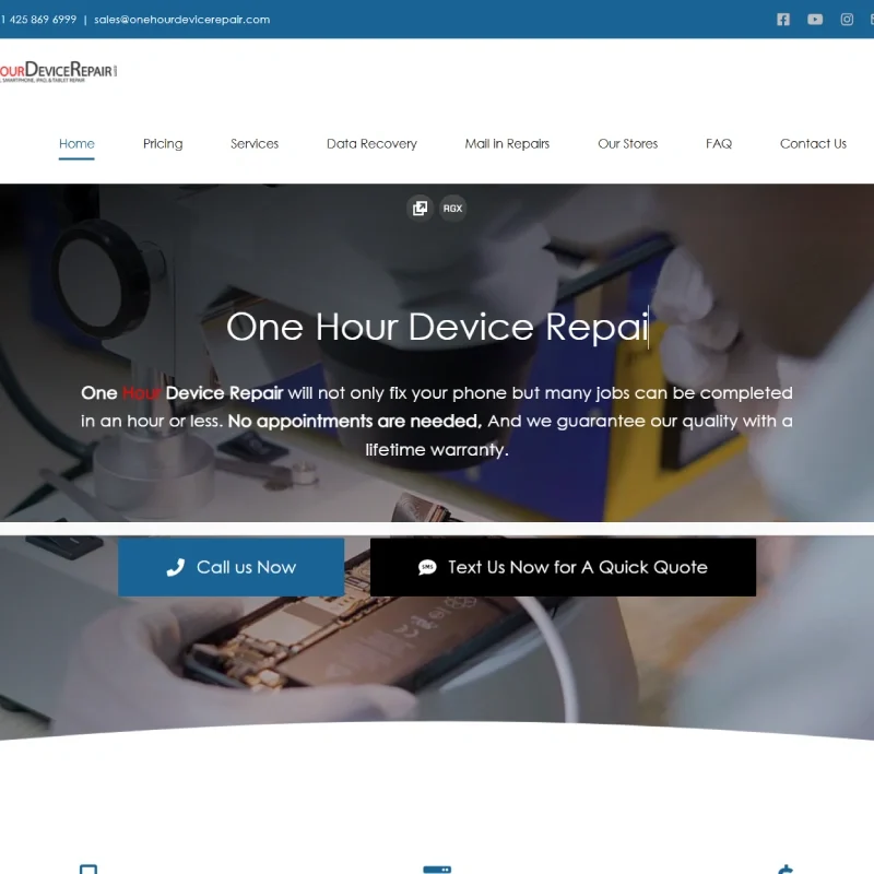 One Hour Device Repair Portfolio 1 One Hour Device Repair Portfolio 1