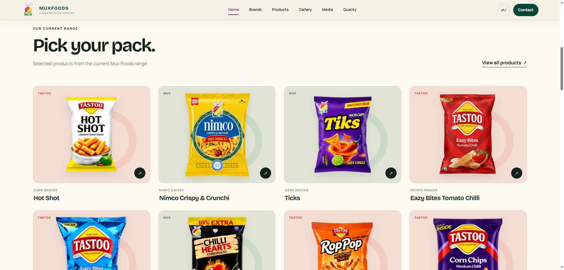 Muxfoods products